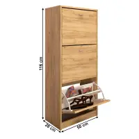 Třířadý botník, artisan, VIVAT NEW TYP 2 Kondela (foto 3)