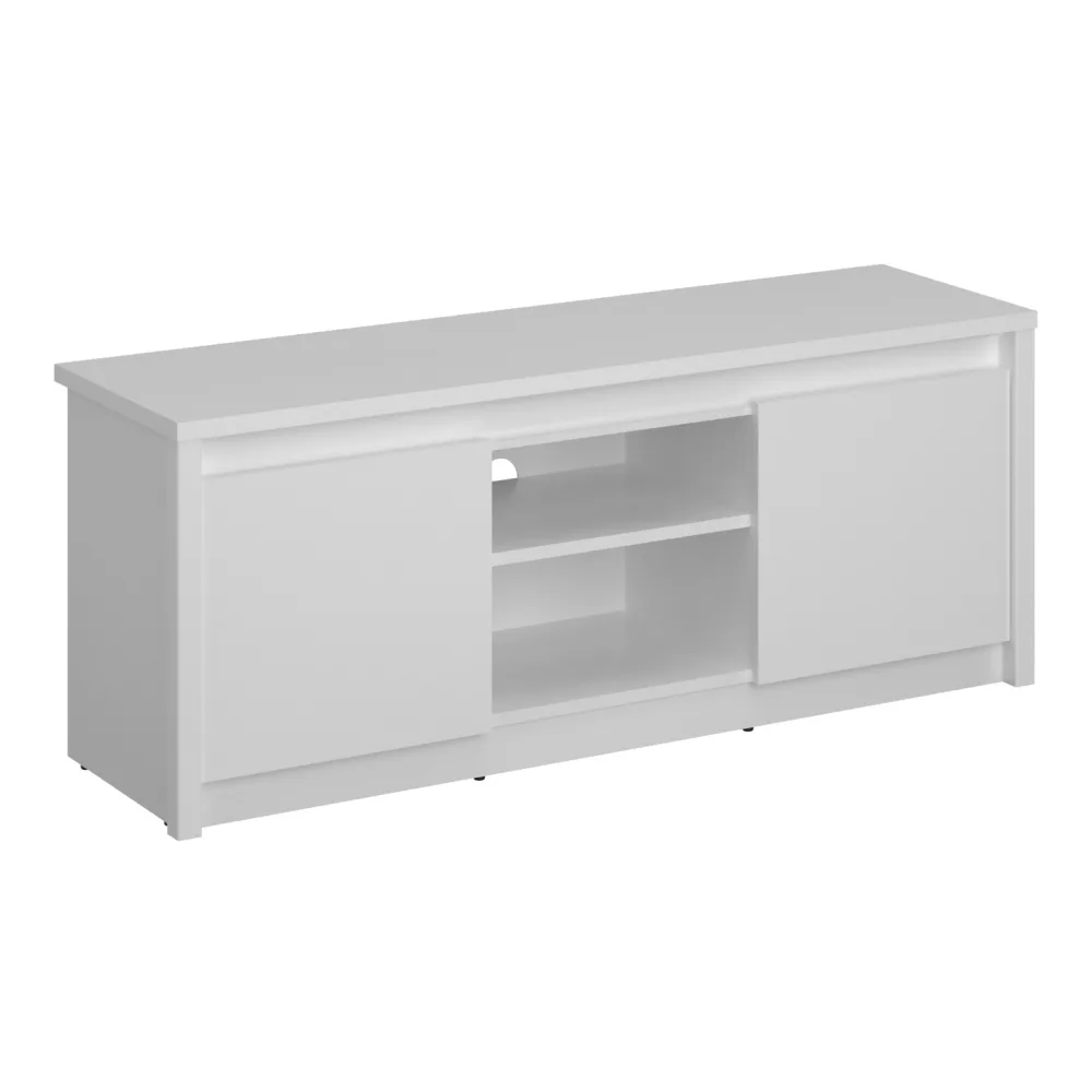TV stolek 2D/125, bílá, ERODIN Kondela