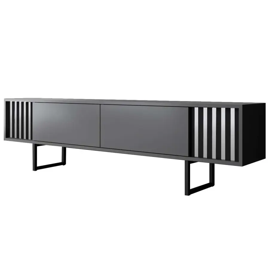 TV stolek CHROME – Line / Antracitová / Černá ASG-618BLY1278 ASIRGROUP