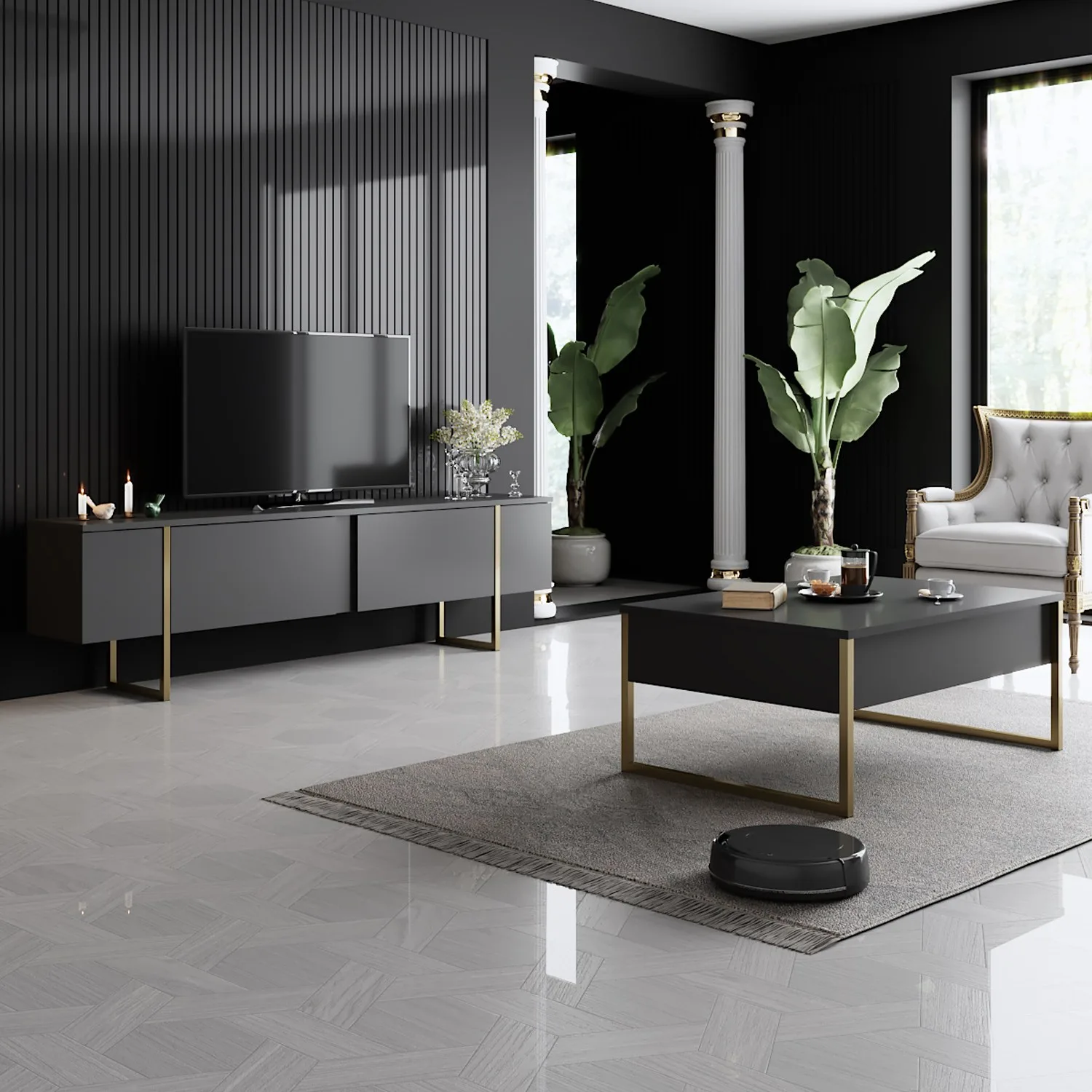 TV stolek LUXE ASIRGROUP (foto 543)