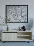 TV stolek MAKU – Travertine ASIRGROUP