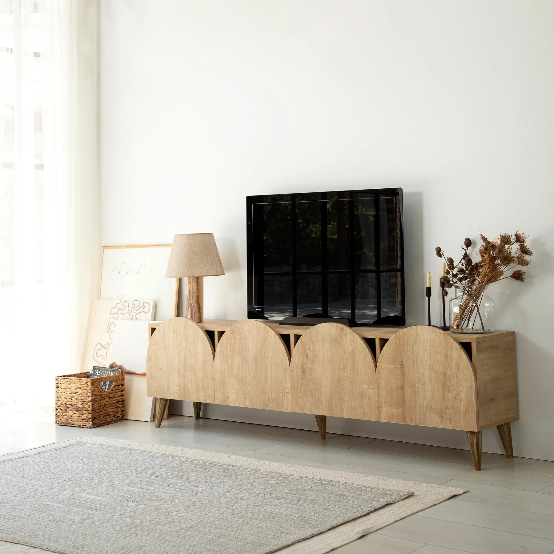 TV stolek MESTA Sapphire Oak v2 ASIRGROUP