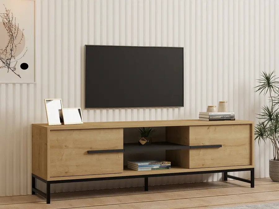 TV stolek MONO – Bílá ASIRGROUP