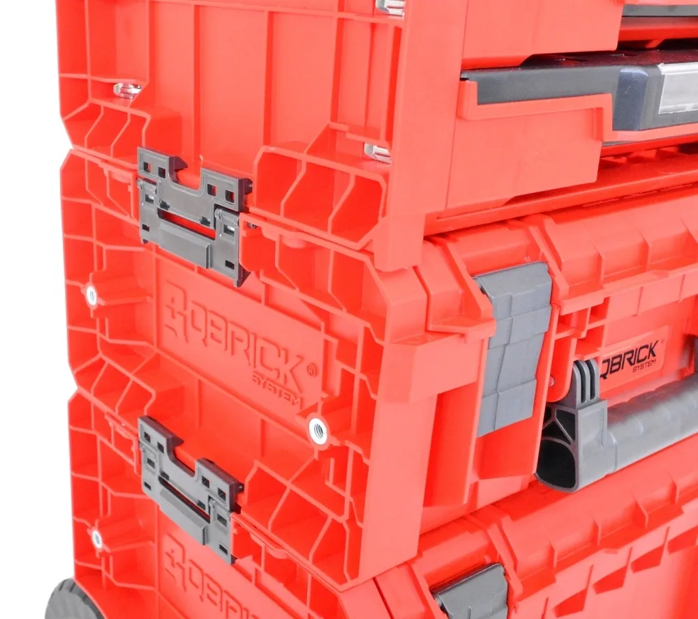 Úložný box QBRICK SYSTEM PRO HD Cart 2.0 Red Ultra na nářadí s kolečky Rojaplast (foto 13)