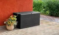 Úložný box RATTAN zahradní plastový 420 L Rojaplast (foto 16)