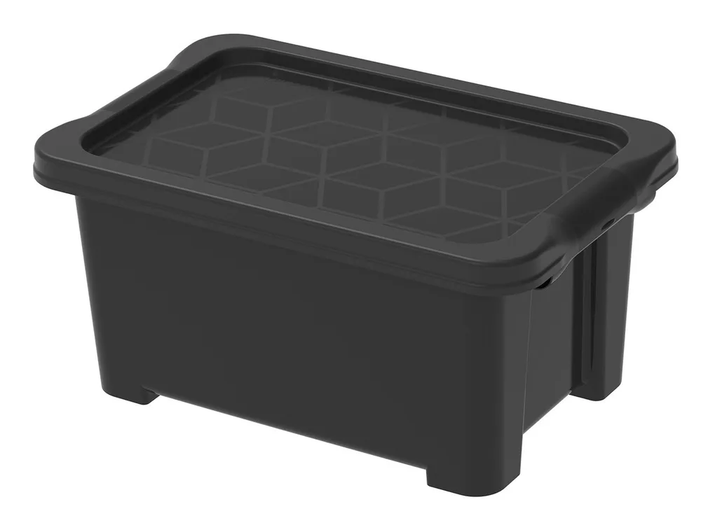 Úložný box ROTHO EVO EASY 4L BLACK Rojaplast