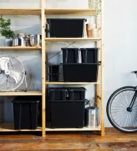Úložný box ROTHO EVO EASY BLACK Rojaplast (foto 16)