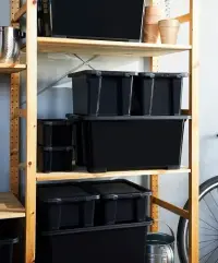 Úložný box ROTHO EVO EASY BLACK Rojaplast (foto 42)