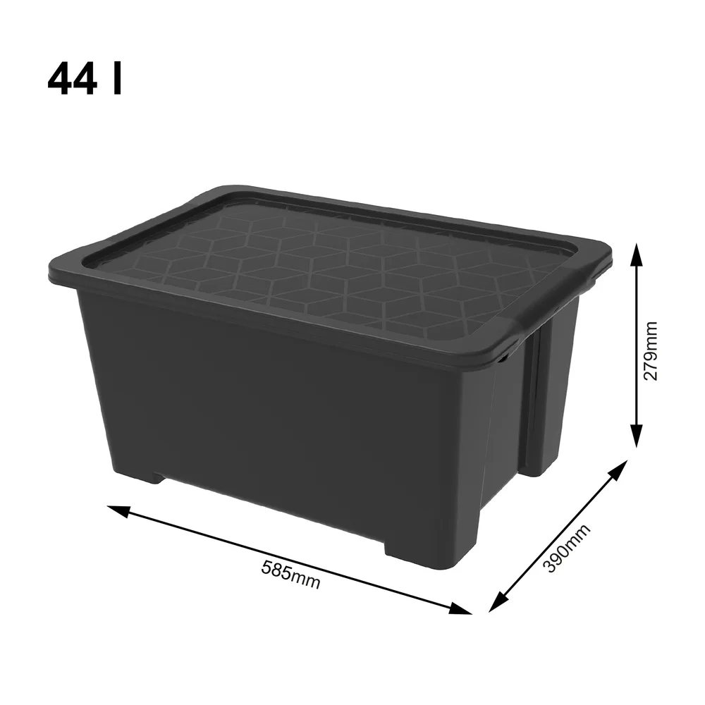 Úložný box ROTHO EVO EASY BLACK Rojaplast (foto 59)