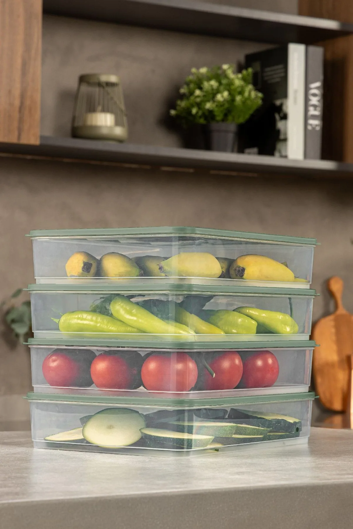 Úložný box YYBLLA354LU (set 4 ks) ASIRGROUP (foto 2)