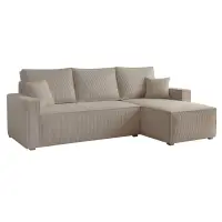 Univerzální sedací souprava, šedobéžová Taupe, APERO ROH Kondela