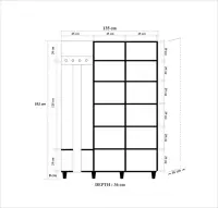 Věšák GARMANTO ASIRGROUP (foto 363)