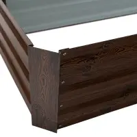Vyvýšený záhon, hnědý, ocel, NONKY TYP 6 Kondela (foto 4)