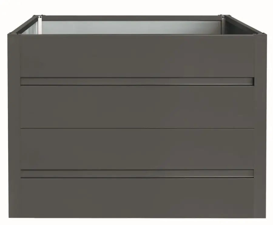 Vyvýšený záhon PREMIUM plechový 90x90x76cm Rojaplast