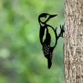 Zahradní dekorace BIRD On The Branch 01 – Černá ASIRGROUP