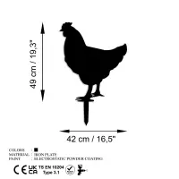 Zahradní dekorace CHICKEN ASIRGROUP (foto 379)