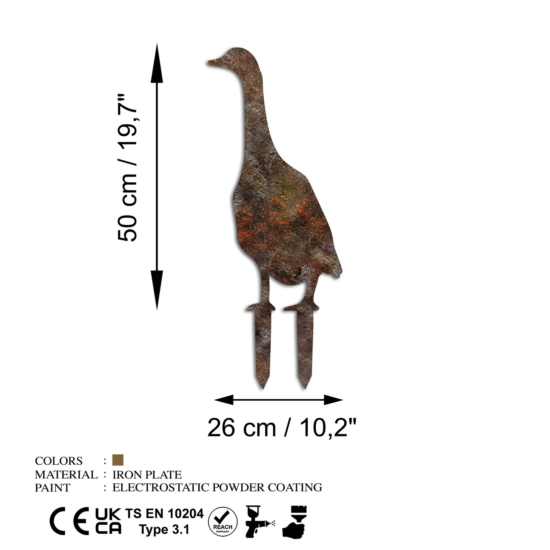 Zahradní dekorace GOOSE ASIRGROUP (foto 528)