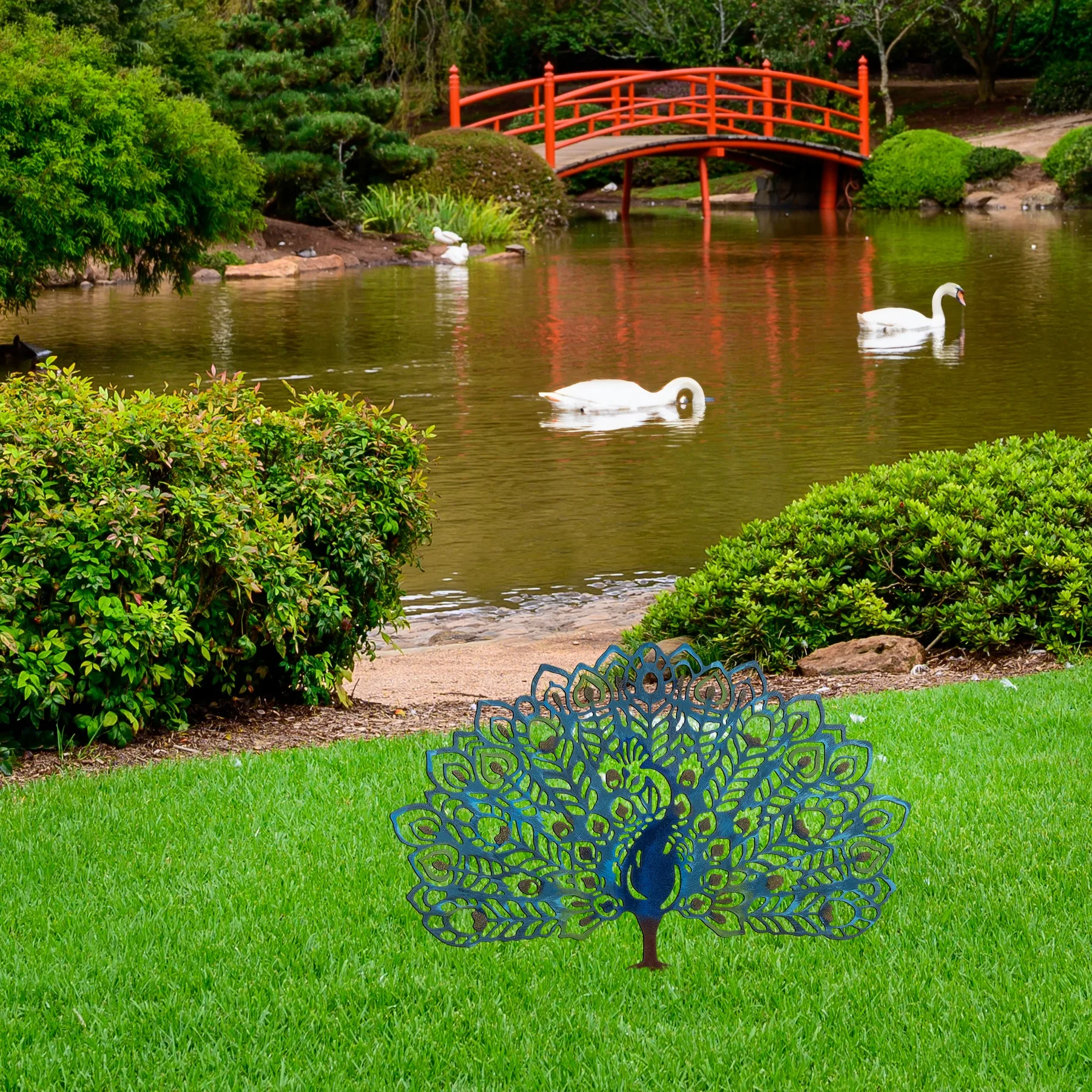 Zahradní dekorace PEACOCK v2 ASIRGROUP