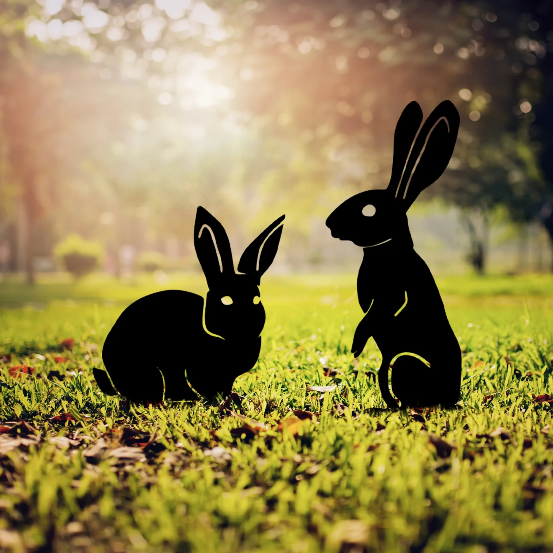 Zahradní dekorace RAABBITS (set 2 ks) ASIRGROUP