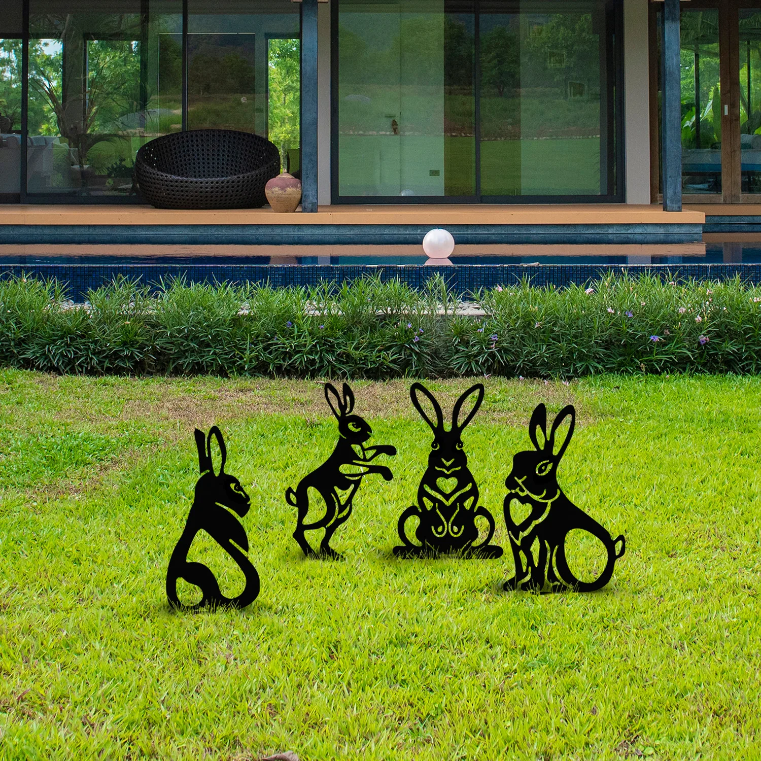 Zahradní dekorace RABBITS ASIRGROUP