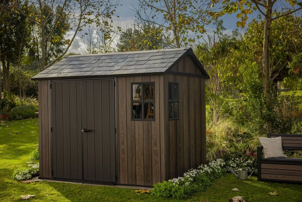 Zahradní domek APEX WALNUT 9x7,5 Rojaplast