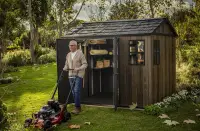 Zahradní domek APEX WALNUT 9x7,5 Rojaplast (foto 21)