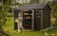 Zahradní domek APEX WALNUT 9x7,5 Rojaplast (foto 31)