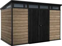 Zahradní domek PENT HORIZONTAL ASHWOOD Signature 11x7 Rojaplast (foto 22)