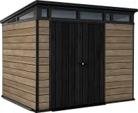 Zahradní domek PENT HORIZONTAL ASHWOOD Signature 9x7 Rojaplast (foto 2)