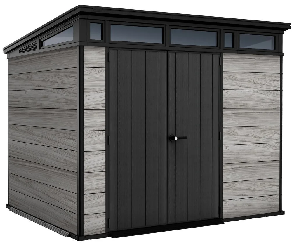 Zahradní domek PENT Signature 9x7 Storm Grey Rojaplast (foto 15)