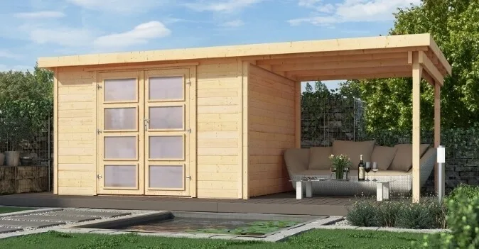 Zahradní domek WEKA Dřevěný 321 ( ) Rojaplast