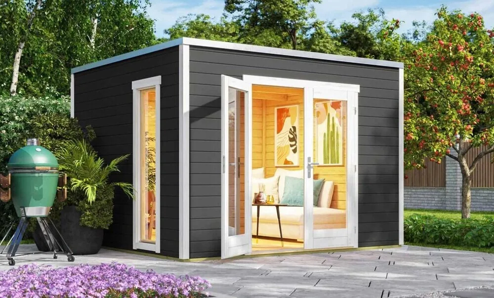 Zahradní domek WEKA Luxusní dřevěný P 285 (3x3m) Rojaplast