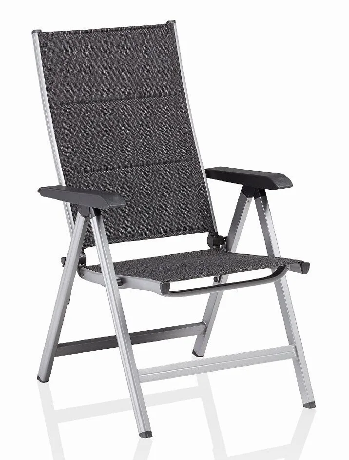 Zahradní křeslo KETTLER BASIC PLUS PADDED polohovací hliníkové / antracit Rojaplast