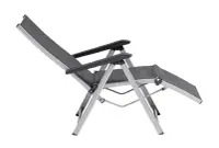 Zahradní křeslo KETTLER BASIC PLUS PADDED relaxační polohovací hliníkové / antracit Rojaplast (foto 43)