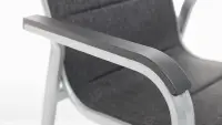 Zahradní křeslo KETTLER BASIC PLUS PADDED stohovatelné hliníkové / antracit Rojaplast (foto 16)