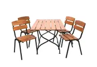 Zahradní křeslo WEEKEND dřevěné stohovatelné Rojaplast (foto 315)