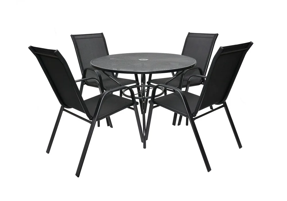 Zahradní křeslo XT1012C kovové textilie Rojaplast (foto 26)