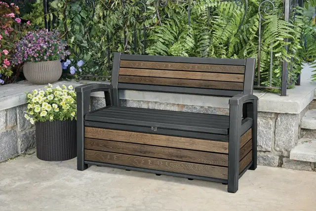 Zahradní lavice DECO GARDEN 227 L Rojaplast