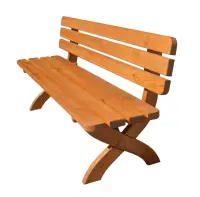 Zahradní lavice STRONG MASIV dřevěná Rojaplast (foto 202)