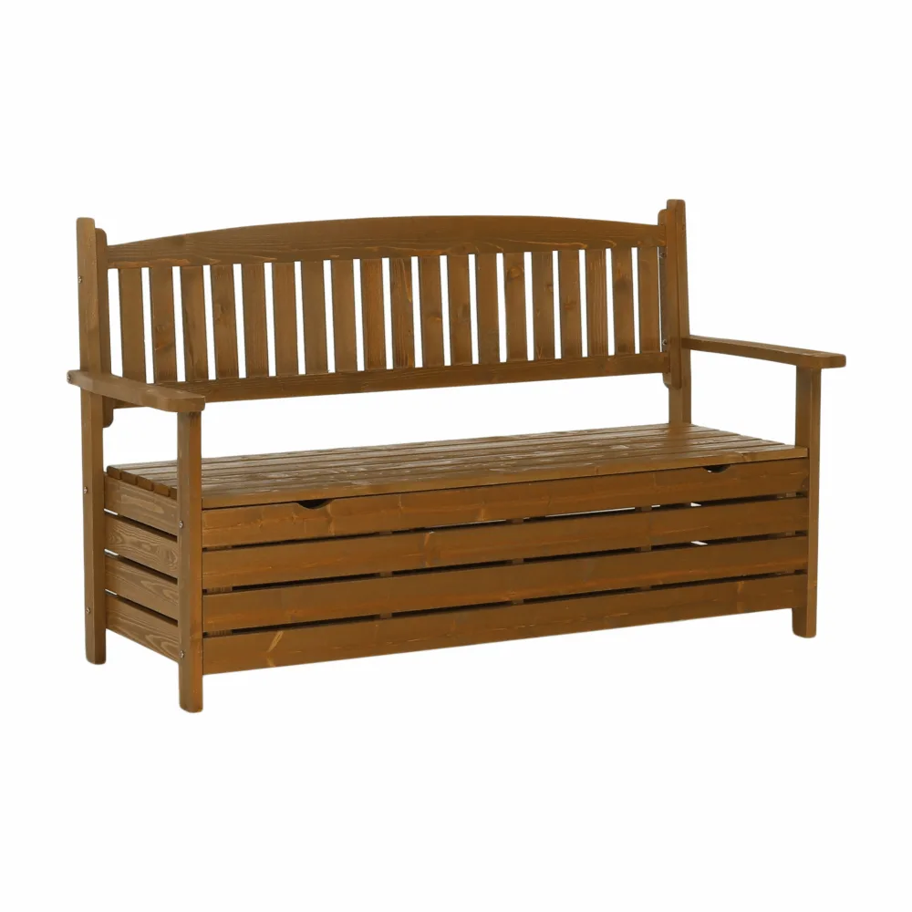 Zahradní lavička, hnědá, 150cm, AMULA Kondela