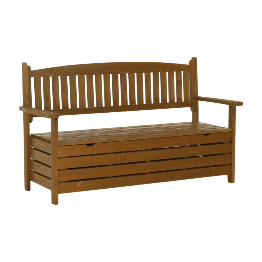 Zahradní lavička, hnědá, 150cm, AMULA Kondela