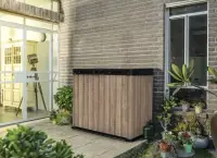 Zahradní skříň ASHWOOD Deco Horizontal Store it out 1150 L Rojaplast (foto 19)