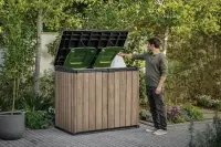 Zahradní skříň ASHWOOD Deco Horizontal Store it out 1150 L Rojaplast (foto 22)