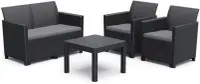 Zahradní souprava CLAIRE SEATERS SOFA 2 Rojaplast (foto 19)
