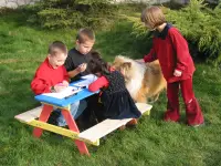 Zahradní souprava PIKNIK dětský barevný Rojaplast (foto 346)
