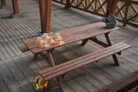 Zahradní souprava PIKNIK dřevěný Rojaplast (foto 280)