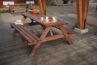 Zahradní souprava PIKNIK dřevěný Rojaplast (foto 134)