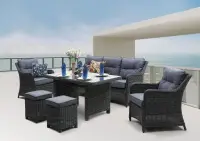 Zahradní souprava SAN DIEGO ratanová Rojaplast (foto 18)
