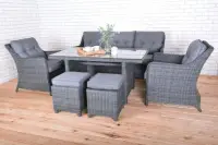 Zahradní souprava SAN DIEGO ratanová Rojaplast (foto 28)