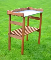 Zahradní stolek pro výsadbu dřevěný Rojaplast (foto 373)